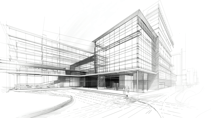 Architectural & Construction Plans - B&W