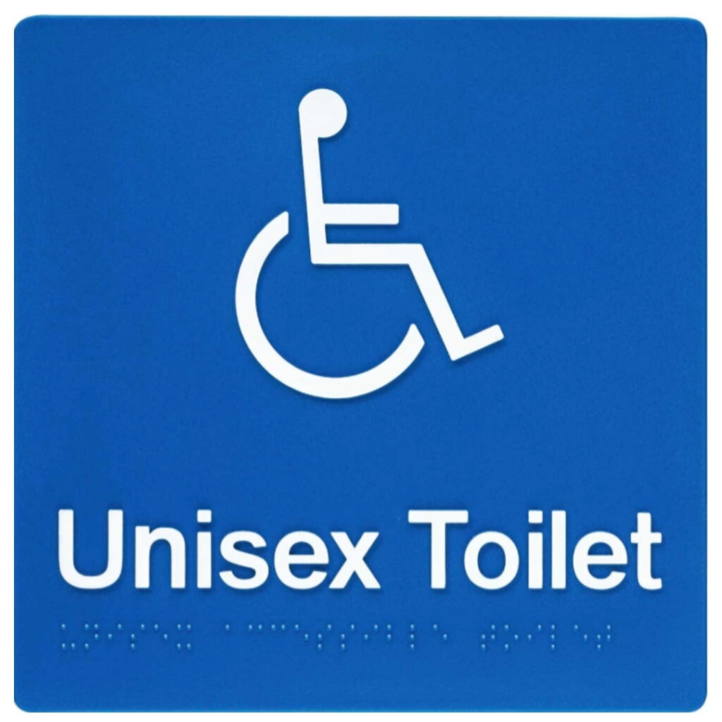 Braille Washroom Signs